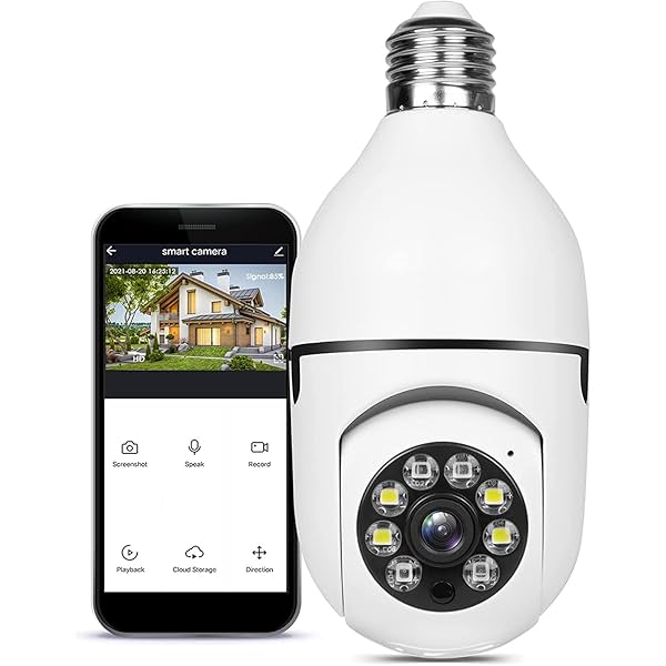 Image of TECHNOVIEW Light Bulb Security Camera