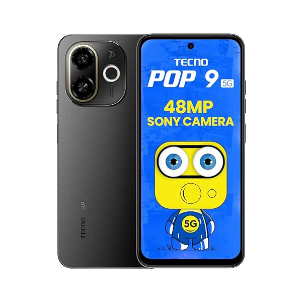 Image of TECNO POP 9 5G Midnight Shadow, 4GB+128GB