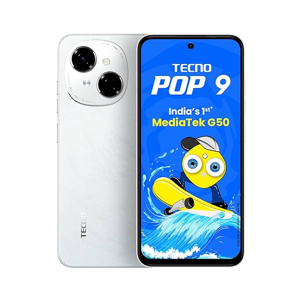 Image of TECNO POP 9 (Glittery White, 3GB+64GB)