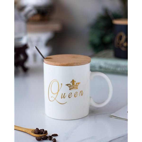 Image of THEDECORKART Queen' Coffee Mug (White 1 Pcs) 