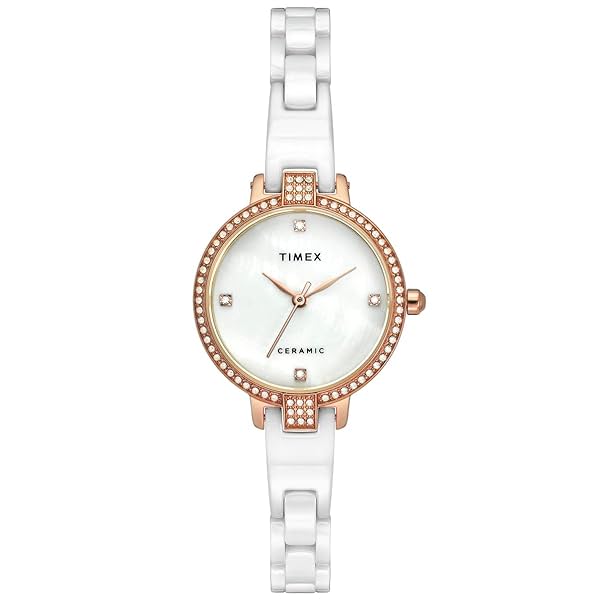 Image of TIMEX Analog White Dial Women Watch-TWEL15700