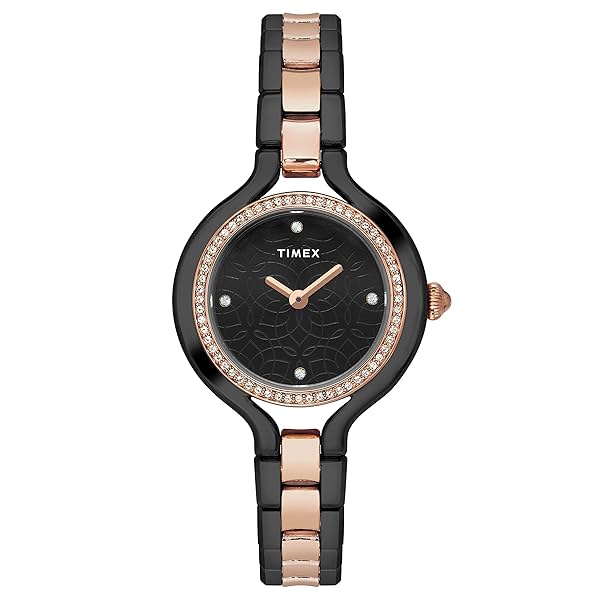 Image of TIMEX Fria Women Rose Gold and Silver Watch