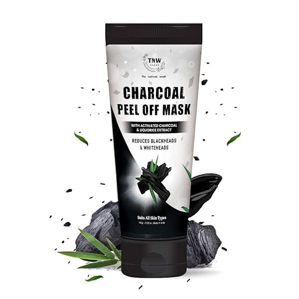 Image of TNW-The Natural Wash Charcoal Peel Off Mask for Blackheads and Removes Tan