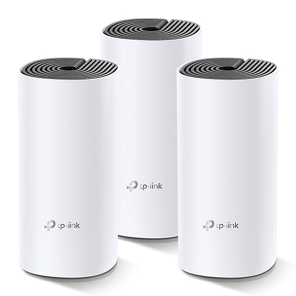 Image of TP-Link Deco M4 Whole Home Mesh Wi-Fi System AC1200, Router and Wi-Fi Booster, Pack of 3