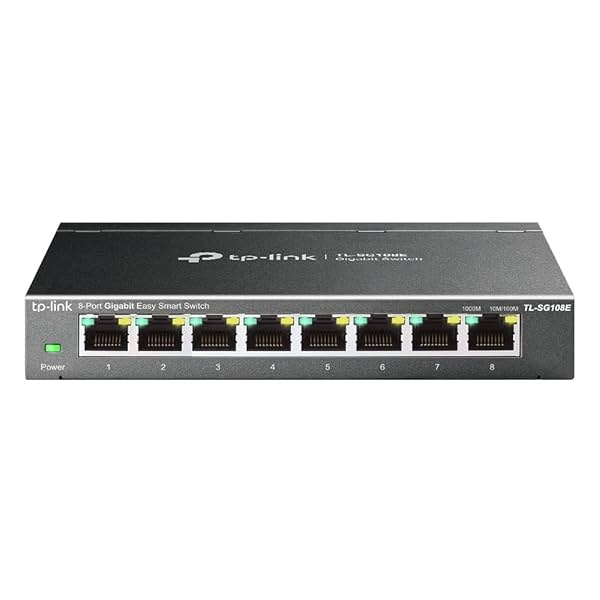 Image of TP-Link (TL-SG108E) 8 Port Gigabit Switch 