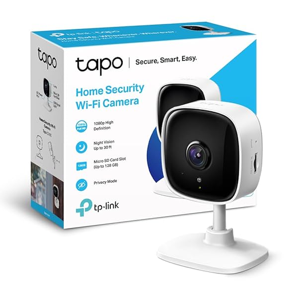 Image of TP-Link Tapo 2MP 1080p Full HD Home Security Wi-Fi Smart Camera