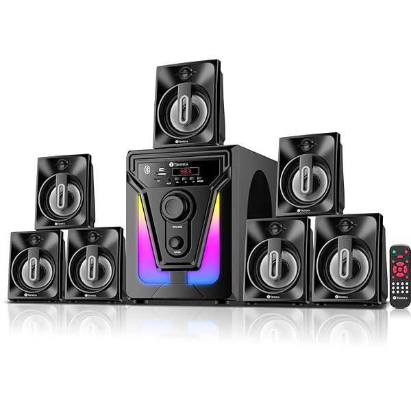 Image of TRONICA PS07 Premium Series 7.1 Digital 60W Bluetooth Home Theater System PenDrive