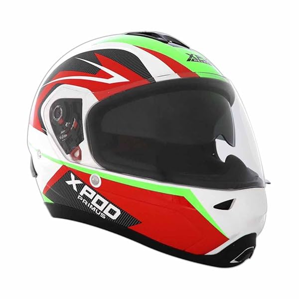 Image of TVS XPOD Primus Helmet for Men-Dual Visor, ISI DOT Certified