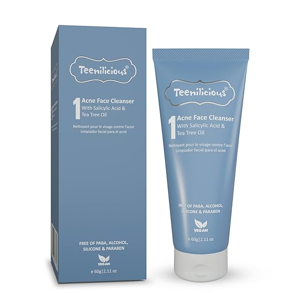 Image of Teenilicious Acne Face Cleanser With 1.5% Salicylic Acid & Tea Tree Oil