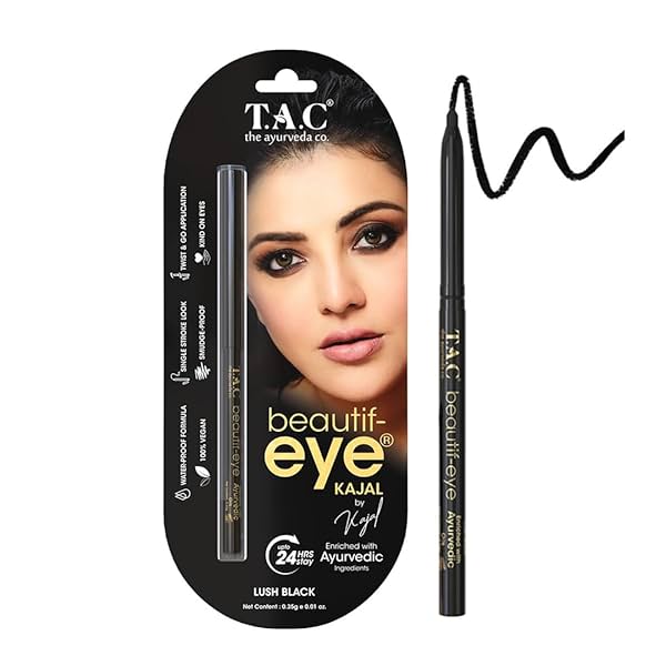 Image of The Ayurveda Co. Beautif-Eye Black Kajal - Intense Black