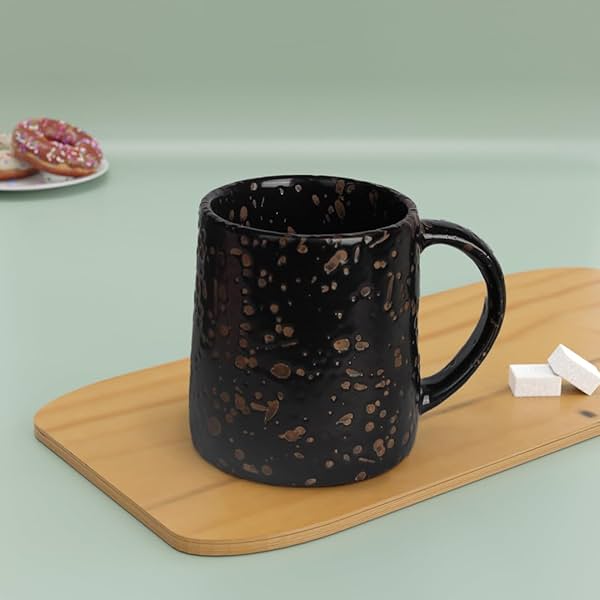 Image of The Earth Store 320ml Speckle Brown Ceramic Coffee Mug