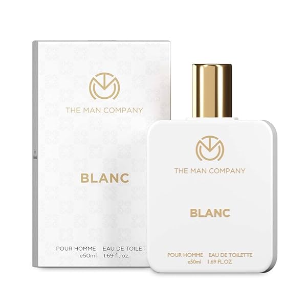 Image of The Man Company Blanc Edt Perfume Musk , Citrusy & Aromatic Scent - 50Ml 