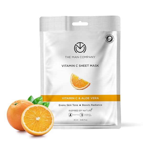 Image of The Man Company Vitamin C Sheet Mask 25ml