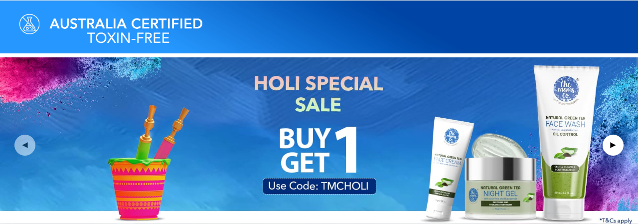 Image of The Moms Co. Holi sale : Buy 1 Get 1 free on The Moms Co. beauty products