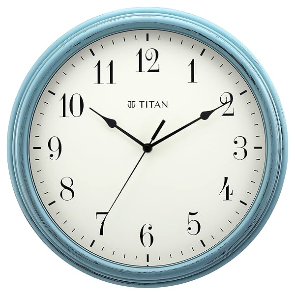 Image of Titan Distressed Finish Wall Clock