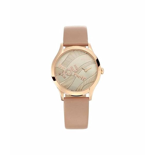 Image of Titan Leather Purple Self Expression Analog Rose Gold Dial Women's Watch