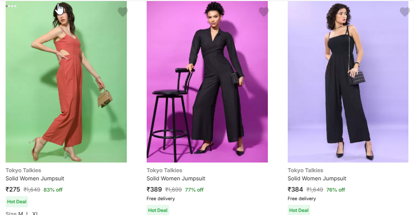 Image of Tokyo Talkies Women Fashion Starts Price @ ₹275