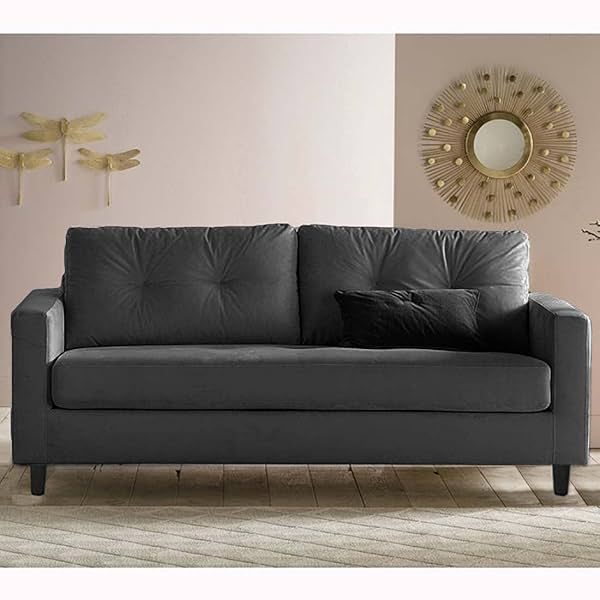 Image of Torque - Wishford 2 Seater Fabric Sofa (Grey)