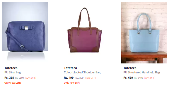 Image of Toteteca Brand Women's Handbags And Bags @ Flat 80% Discount