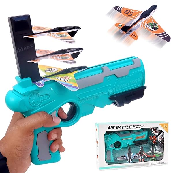 Image of Toyshine Airplane Launcher Toy Catapult Plane Gun