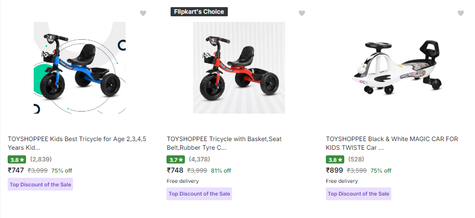 Image of Toyshoppee Tricycles