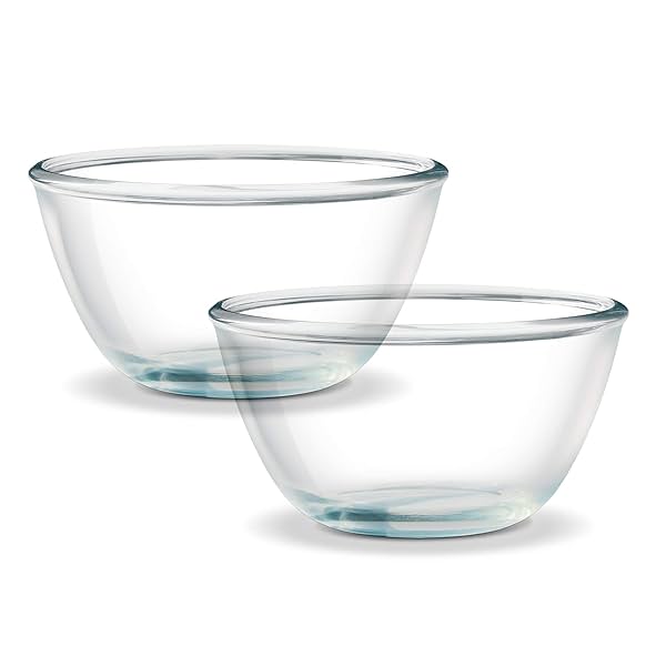 Image of Treo by Milton Borosilicate Mixing Bowl Set of 2