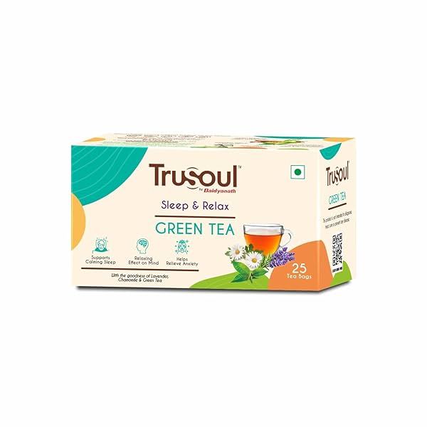 Image of TruSoul By Baidyanath Natural Herbal Sleep and Relax Green Tea