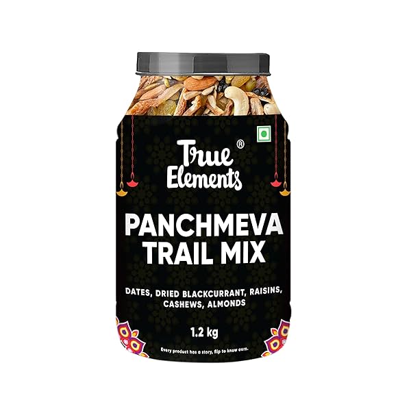 Image of True Elements Mixed Dry Fruits Panchmeva 1.2kg - Fasting Special