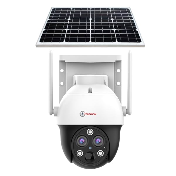 Image of Trueview 4G Sim 3Mp Dual Lens Solar Powered Security Camera.