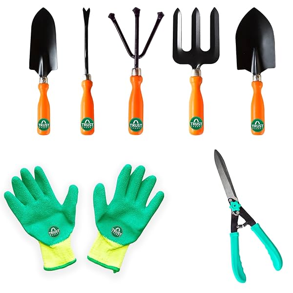 Image of TrustBasket 7 Pcs Garden Tool kit