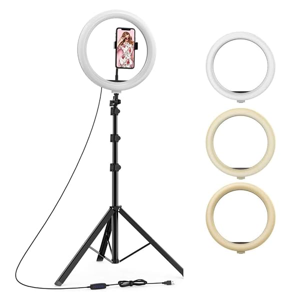 Image of Tygot 10 Inches Big LED Ring Light for Camera