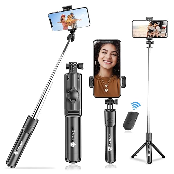 Image of Tygot 3‑in‑1 Bluetooth Selfie Stick & Tripod