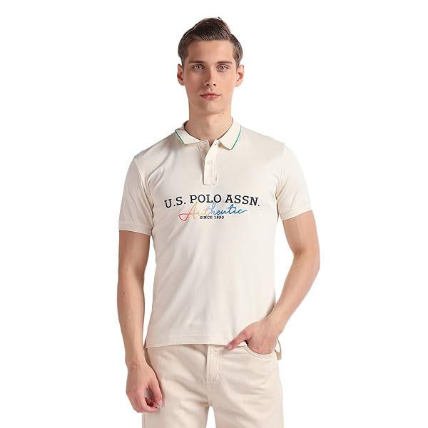 Image of U.S. POLO ASSN. Men's Slim Fit Polo Shirt