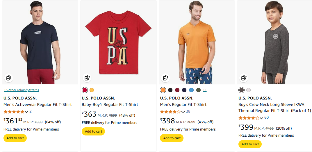 Image of U.S. POLO ASSN. T-Shirt Starting @361