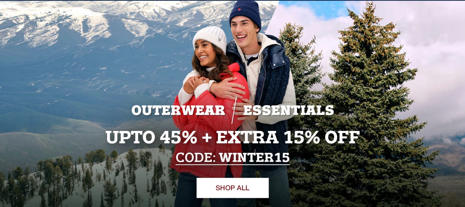 Image of  U.S.Polo Assn Offers : Up to 45% + Extra 15% Off on Winter Wears