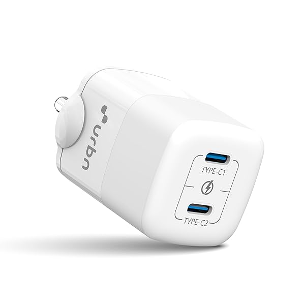 Image of URBN 40W (20W + 20W) Dual Port USB-C (Type C) Wall Charger