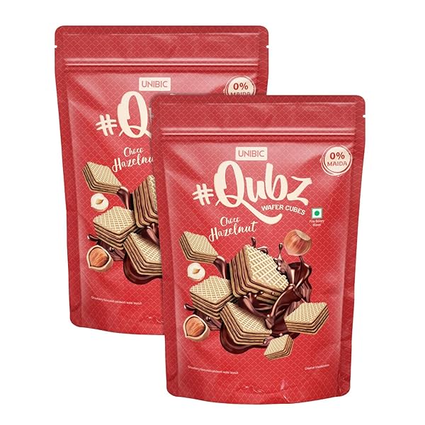 Image of Unibic Wafer Qubz Hazelnut 300gm