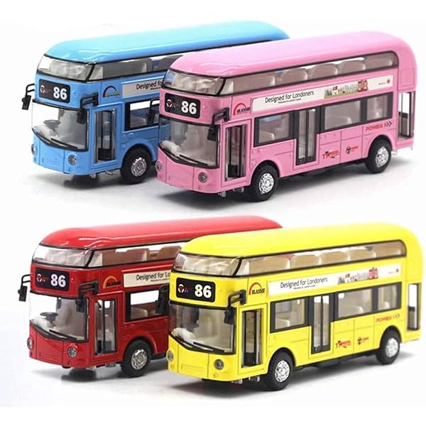 Image of VARIYA ENTERPRISE® 1:32 LONDON BUS Toy Car Metal Pull Back Diecast Car 