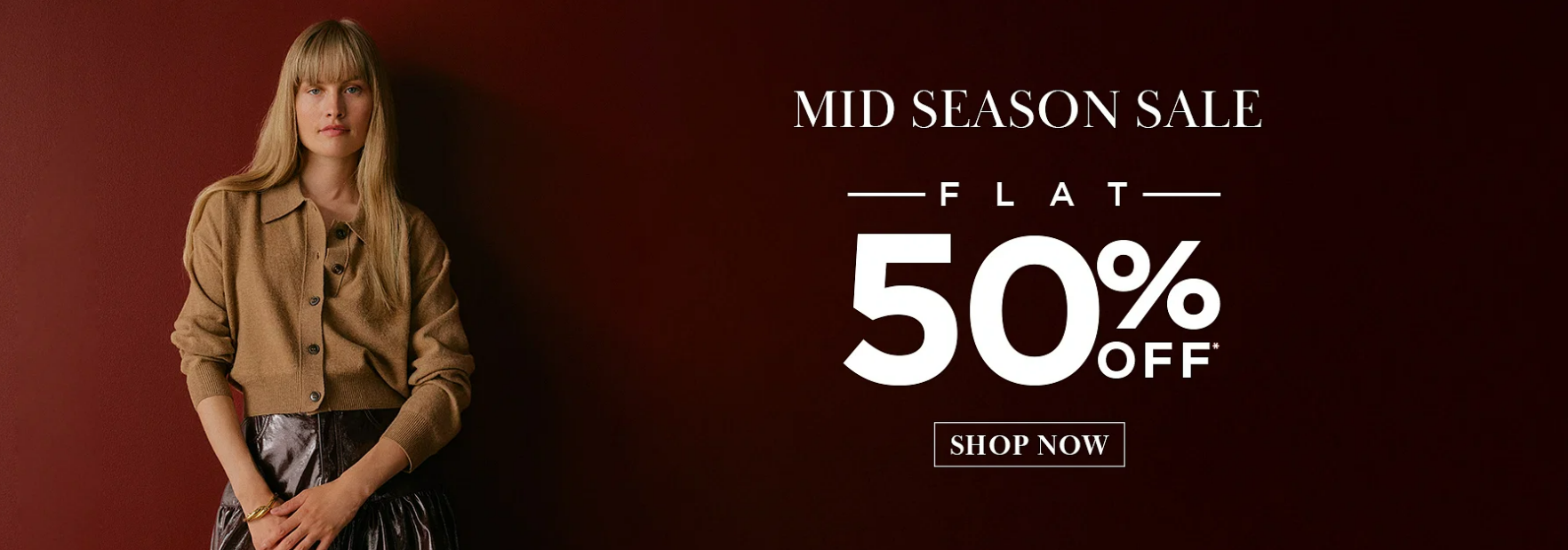 Image of  VERO MODA Mid Season Sale : Save 50% on Women's Fashion 