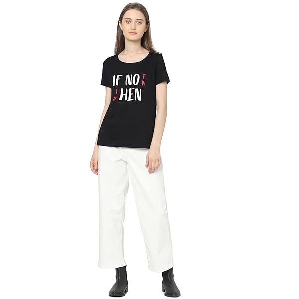 Image of VERO MODA Women's Cotton Regular Fit T-Shirt