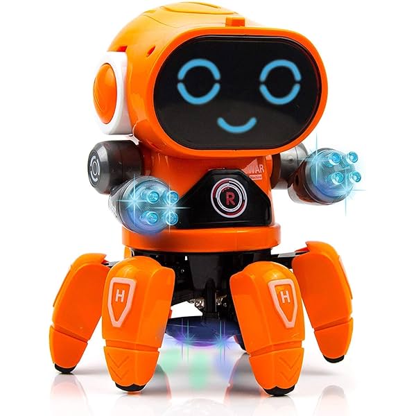 Image of VGRASSP Bot Robot Pioneer Colorful Lights and Music All Direction Movement Dancing Robot Toys for Boys and Girls