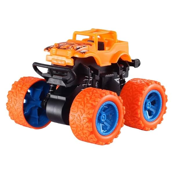 Image of VGRASSP Mini Monster Trucks Friction Powered 360 Degree Stunt Cars for Kids