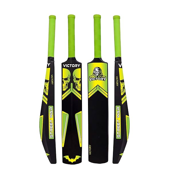 Image of VICTORY Turf Cricket Bat for Adults Hard Plastic Bat