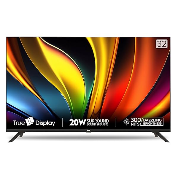 Image of VW 80 cm (32 inches) Frameless Series HD Ready LED TV VW32A (Black)