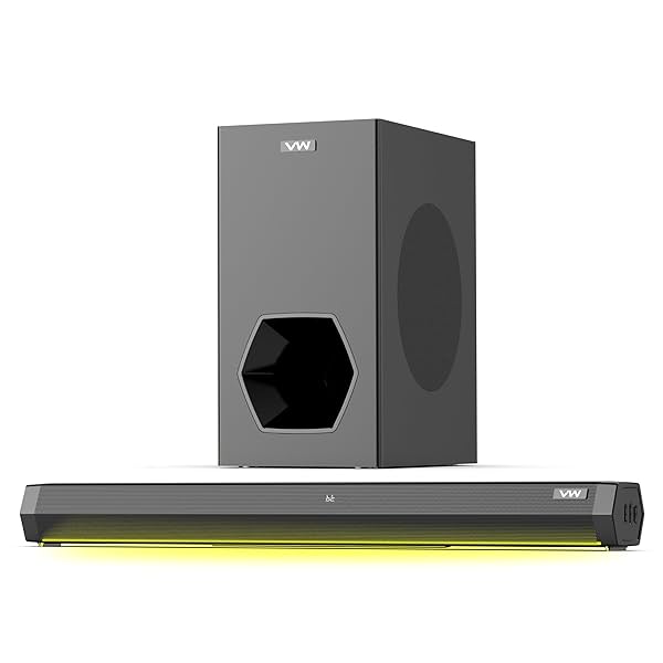 Image of VW Hunter Bar | 160W Soundbar | 2.1 Channel Home Theatre 