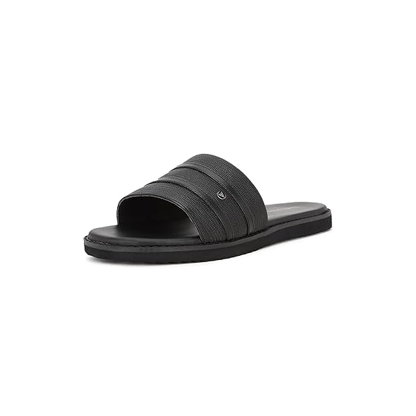 Image of Van Heusen Men's Black Slipper-9 Kids UK