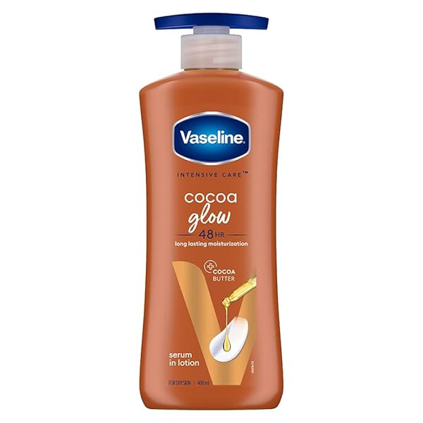 Image of Vaseline Cocoa Glow Serum In Lotion, 400 ml | 100% 