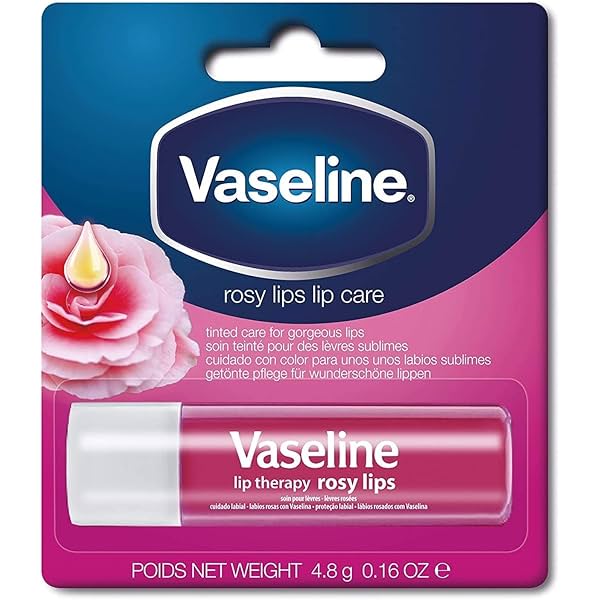 Image of Vaseline Lip Care Rosy Lips Rich Nourishment, 4.8 Gm, White