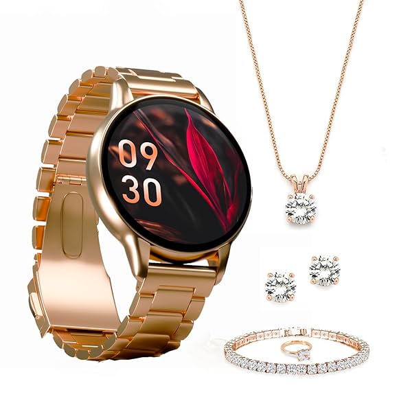 Image of Vibez Glitz Luxury Smart Watch for Women & Gift Box