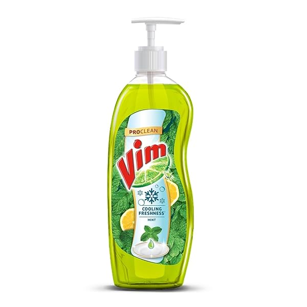 Image of Vim Dishwash Anti Smell Liquid, Pudina, 750 ml